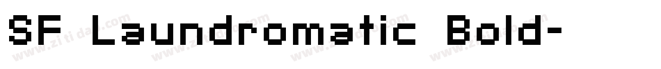 SF Laundromatic Bold字体转换